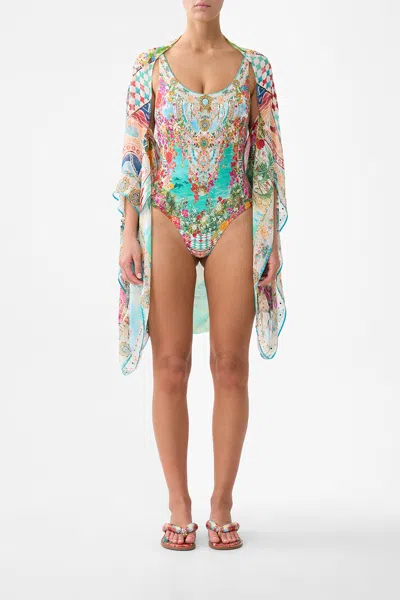 Camilla Silk Chiffon Shrug Meet Me In Mallorca In Multi