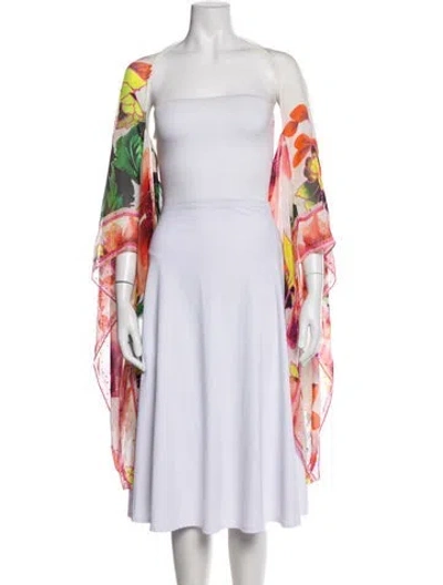 Pre-owned Camilla Silk Floral Print Top In Pink