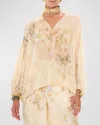 Camilla Frill Collared Blouse Adorned In Antiquity In Adorned In Antiquity