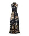 Camilla Necktie Dress With Elasticated Waist Magic In The Manuscripts In Multi