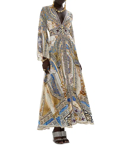 Camilla Kimono Sleeve Dress With Shirring Detail Make Me Your Mosaic