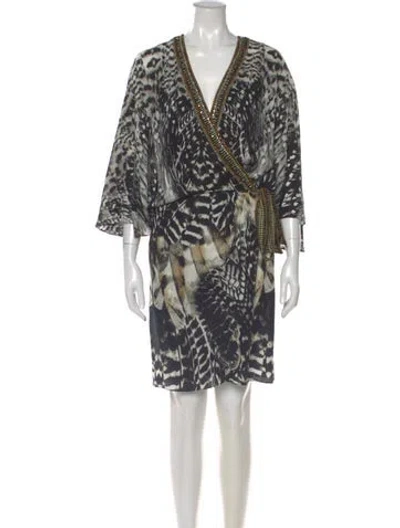 Pre-owned Camilla Silk Knee-length Dress