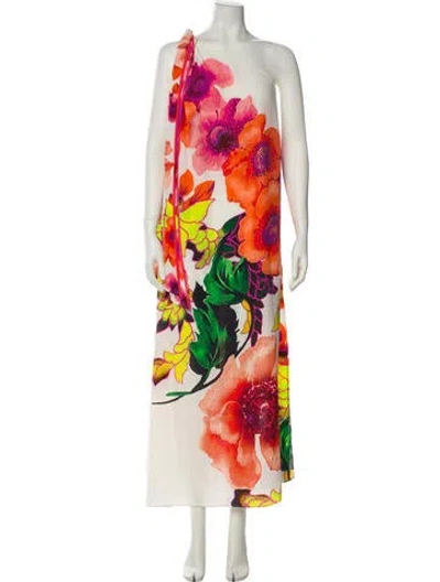 Pre-owned Camilla Silk Long Dress In Multi