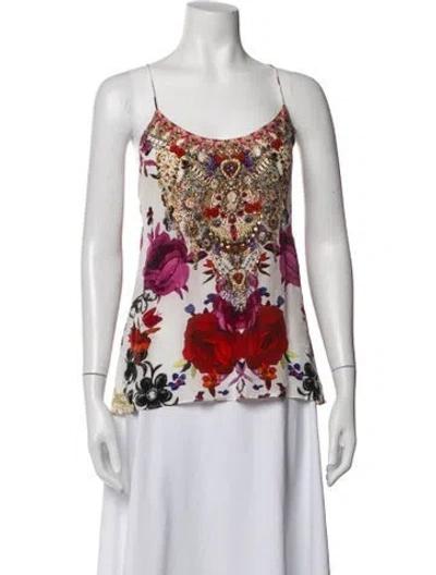 Pre-owned Camilla Silk Long Dress In Multicolor