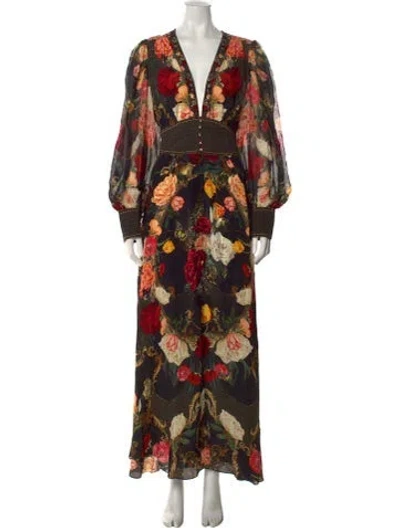 Pre-owned Camilla Silk Long Dress W/ Tags In Pink