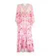 Camilla Long Button Front Dress Botanical Novella