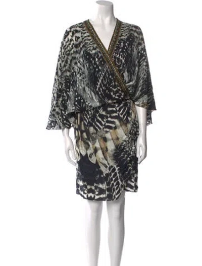 Pre-owned Camilla Silk Mini Dress