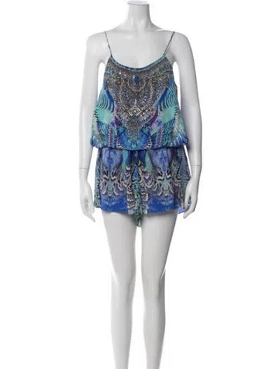 Pre-owned Camilla Silk Mini Dress In Pink