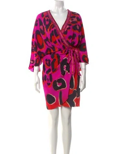 Pre-owned Camilla Silk Mini Dress W/ Tags In Pink