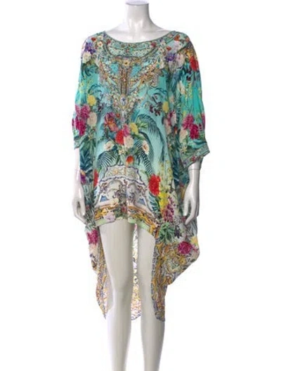 Pre-owned Camilla Silk Mini Dress W/ Tags In White