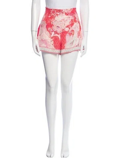 Pre-owned Camilla Silk Mini Shorts W/ Tags In Blue