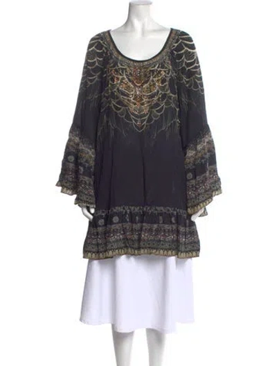 Pre-owned Camilla Silk Printed Blouse In Multi