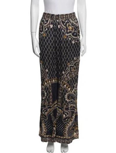 Pre-owned Camilla Silk Printed Lounge Set In Blue