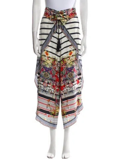Pre-owned Camilla Silk Printed Lounge Set In White
