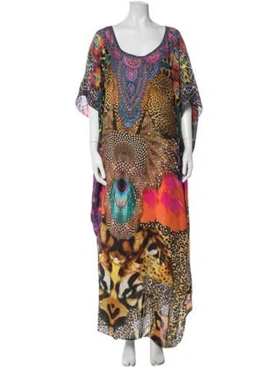 Pre-owned Camilla Silk Printed Nightgown W/ Tags In Multicolor