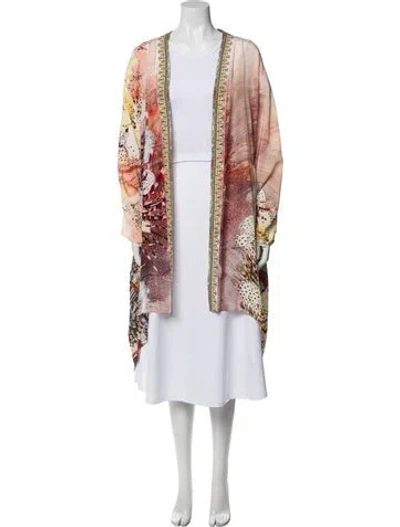 Pre-owned Camilla Silk Printed Robe In Multi