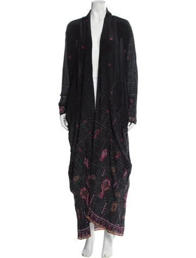 Pre-owned Camilla Silk Printed Robe In Multi