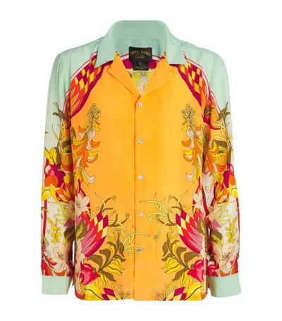 Camilla Silk Printed Shirt In Multicolor