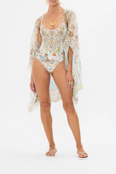 Camilla Silk Shrug We Always Have Alexandria In Multi