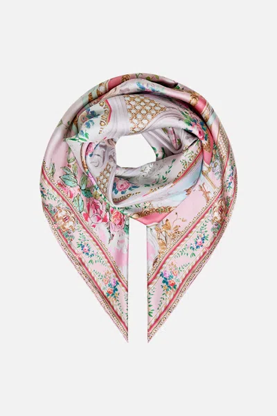 Camilla Silk Square Scarf Lisbon Lullaby In Multi