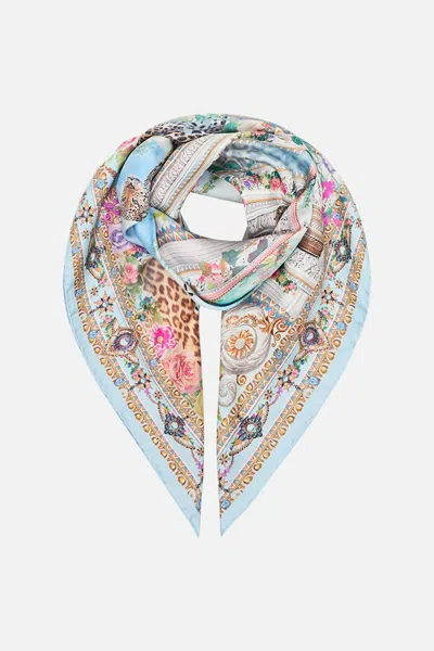 Camilla Silk Square Scarf We Always Have Alexandria In Multi