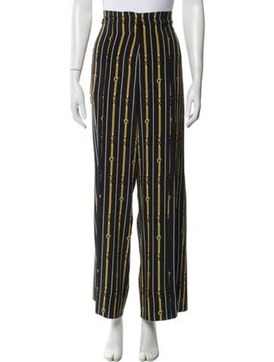 Pre-owned Camilla Silk Wide Leg Pants In Multi