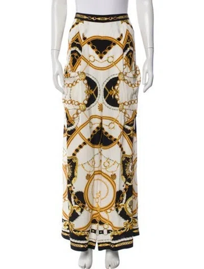 Pre-owned Camilla Silk Wide Leg Pants In Multi
