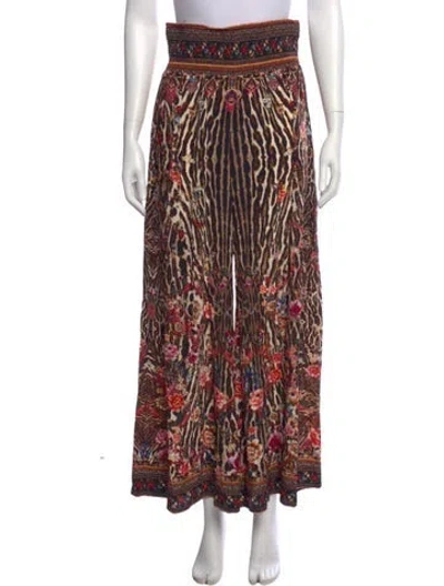 Pre-owned Camilla Silk Wide Leg Pants W/ Tags In Multi