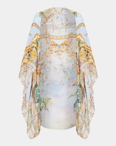 Camilla Sisi Society Silk Chiffon Shrug