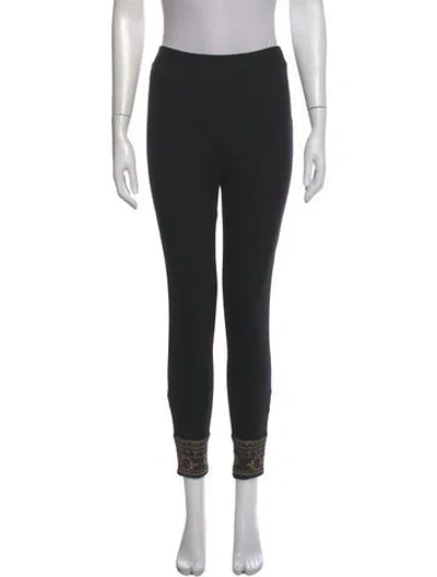 Pre-owned Camilla Skinny Leg Pants In Black