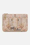 Camilla Small Canvas Clutch Adorned In Antiquity