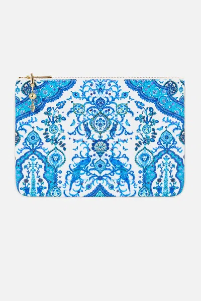 Camilla Small Canvas Clutch Isnik Lullaby In Blue