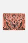 Camilla Small Canvas Clutch Kingdom Of Heiroglyphs