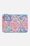 Camilla Small Canvas Clutch Topkapi Pop In Pink