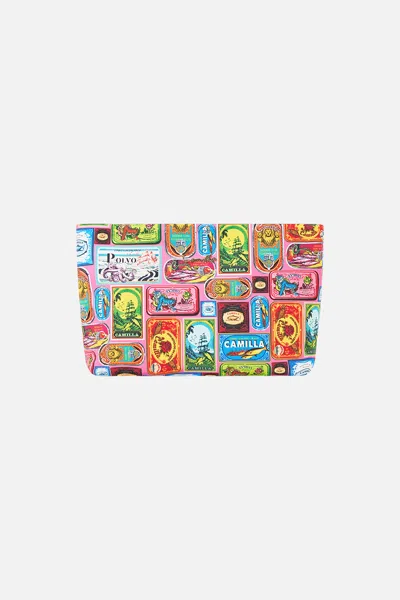 Camilla Small Makeup Clutch Salty Splendour In Pink