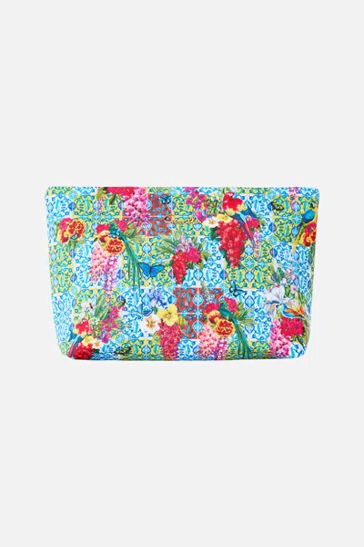 Camilla Small Makeup Clutch Sultanahmet Summer In Blue