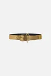 Camilla Snake Buckle Belt Gold