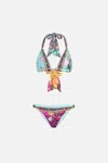 Camilla Soft Tie Bikini With Trim Viper Room In Multi