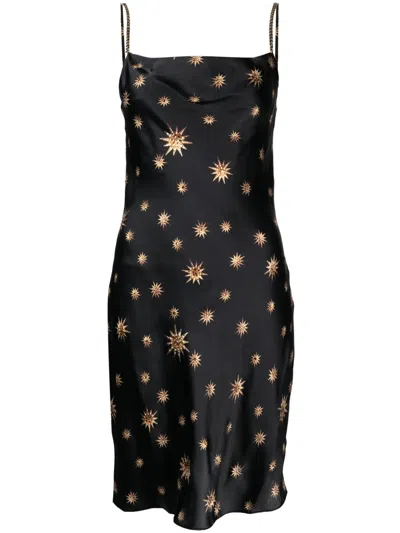 Camilla Soul Of A Star Crystal-embellished Minidress In Black