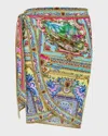 Camilla Spirit Of Santa Maria Sarong Coverup In Multi