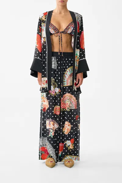 Camilla Straight Leg Pant Daughters Of Duende In Black