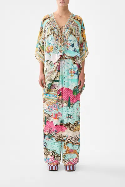 Camilla Straight Leg Pant Miniature Moments In Multi