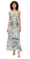 Camilla Jardim Party Crystal-embellished Printed Linen And Silk-blend Maxi Dress In Jardim Party