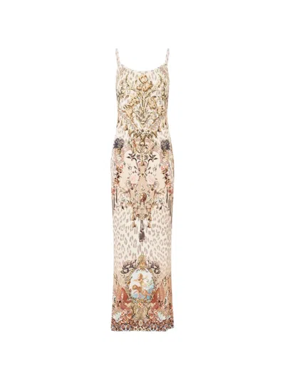Camilla Strappy Maxi Dress In Multi