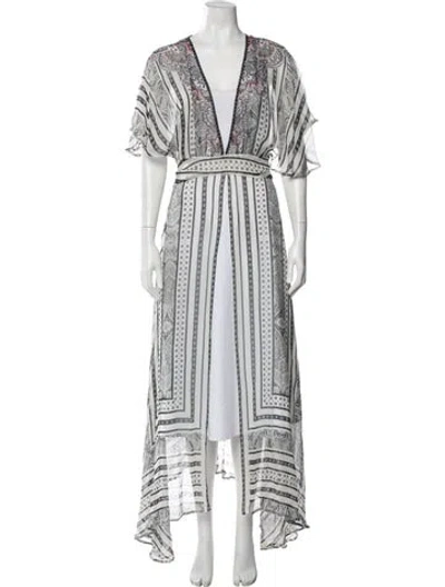 Pre-owned Camilla Striped Cover-up In Multi