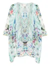 Camilla Sunrise In Sintra Mini Dress In Blue