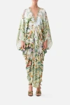 Camilla T Shape Long Kaftan In Multi