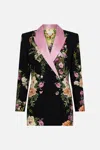 Camilla Tailored Double Breasted Jacket Adorned In Alexandria