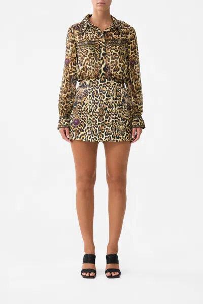 Camilla Tailored Skort Saints And Sisters In Brown