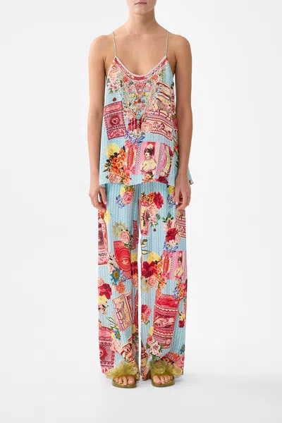 Camilla T-back Shoestring Top Papers And Curious Capers In Multi